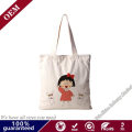 Personalized Foldable Bio-Degradable Fabric Bag Fashion Shopping Zipper Print Canvas Tote Bag